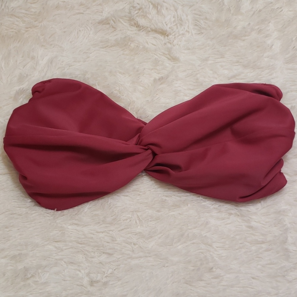 Bandeau bikini top